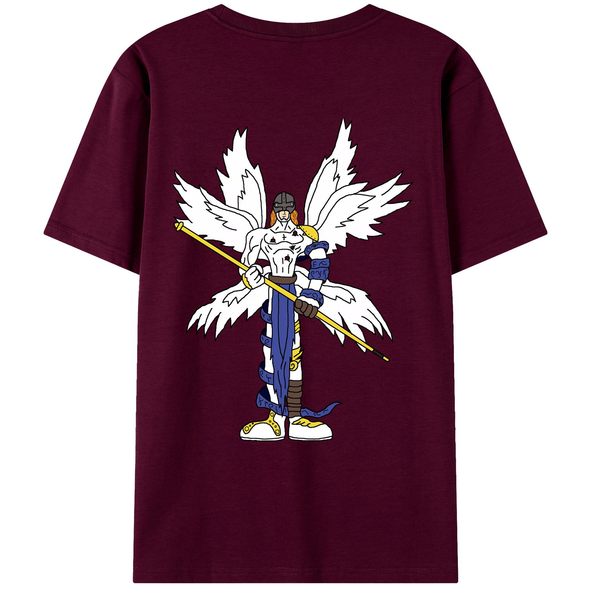 （画像用） Digimon デジタルモンスター/デジモン レディース半袖Tシャツ(バックプリント)